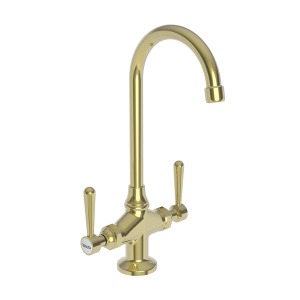 Newport Brass Prep/Bar Faucet in Polished Brass Uncoated (Living) 1668/03N